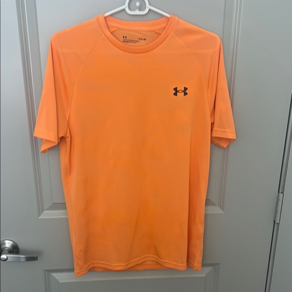 Under Armour Orange Short Sleeve Performance Tee